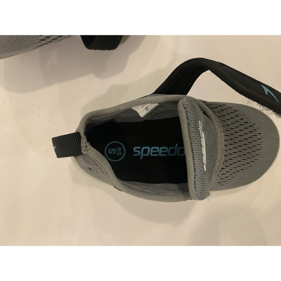 Speedo Kids Water Shoes Toddler Unisex Hybrid Small 5/6 Gray - Picture 8 of 8